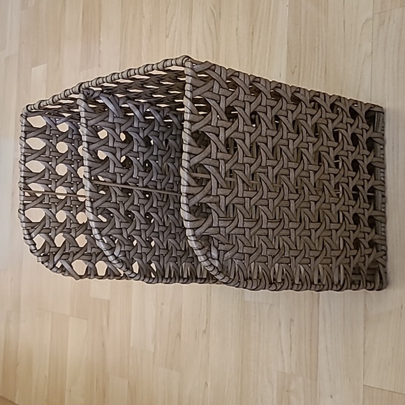  Wicker Desk Organizer, Verticle Office Organizer, Woven Organizer 12" ×8"×10" - Picture 3 of 7